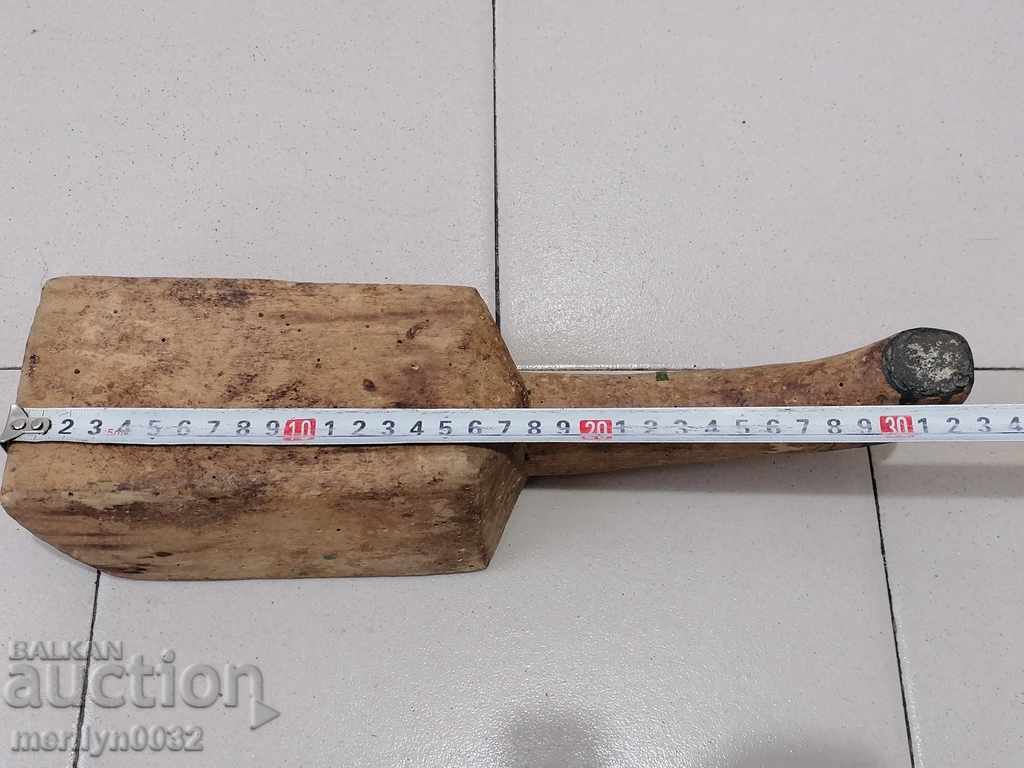 Old wooden shovel, blade, wooden - 6 Old wooden shovel, blade, wooden - 6