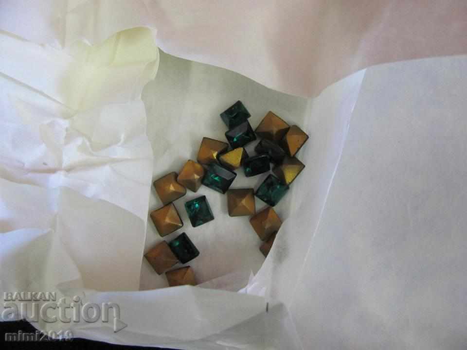 Delivery of Antique Vintage Polished Crystals for Jewelry Bohemia Delivery of Antique Vintage Polished Crystals for Jewelry Bohemia