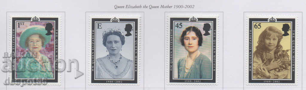 2002. Great Britain. H.M.Queen Elizabeth - Queen Mother.