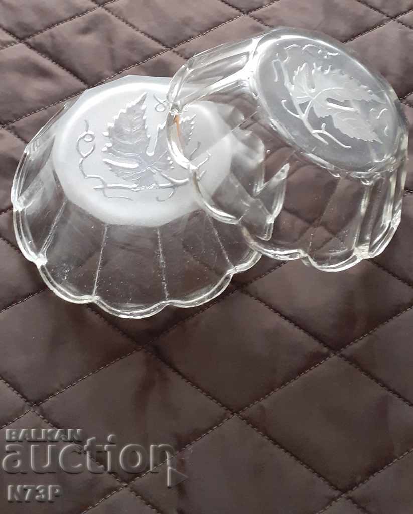 СТАРИ СТЪКЛЕНИ КУПИЧКИ 2 БР. РЕТРО. - 6 СТАРИ СТЪКЛЕНИ КУПИЧКИ 2 БР. РЕТРО. - 6