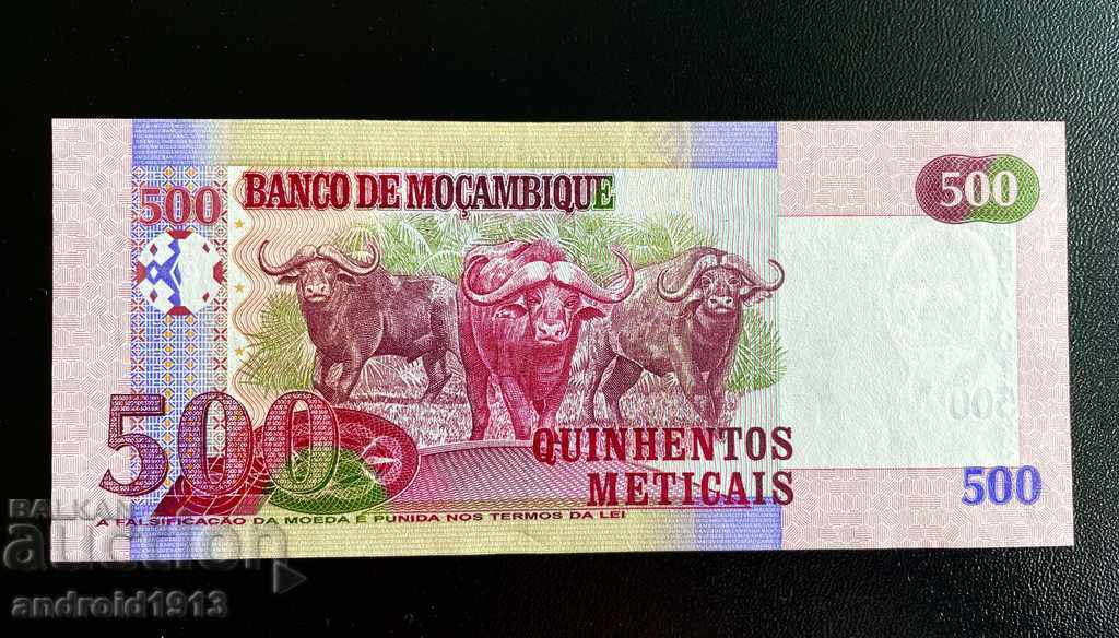 Auction MOZAMBIQUE - 500 METICAI 2017, P-153b, UNC Auction MOZAMBIQUE - 500 METICAI 2017, P-153b, UNC