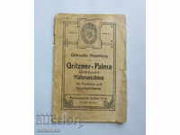 GRITZNER-RALMA SEWING MACHINE OPERATING MANUAL