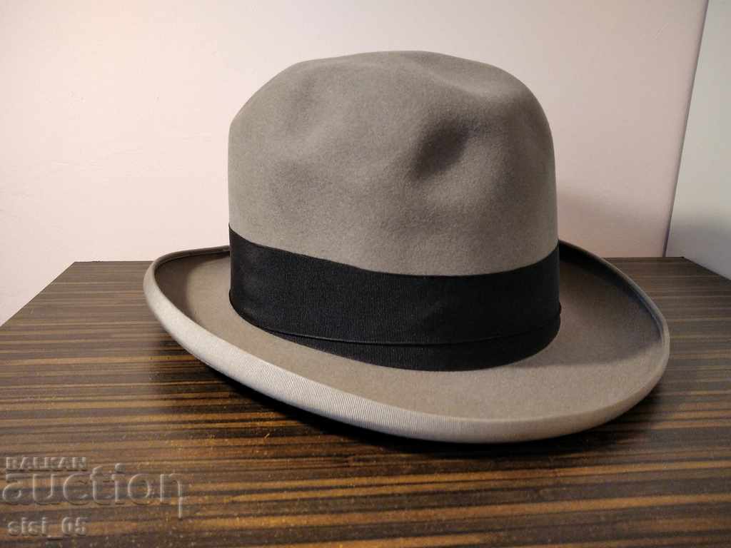 Men's hat, Borsalino bomber Simeon Zlatef Sofia with price 100.00 BGN | € 51.13