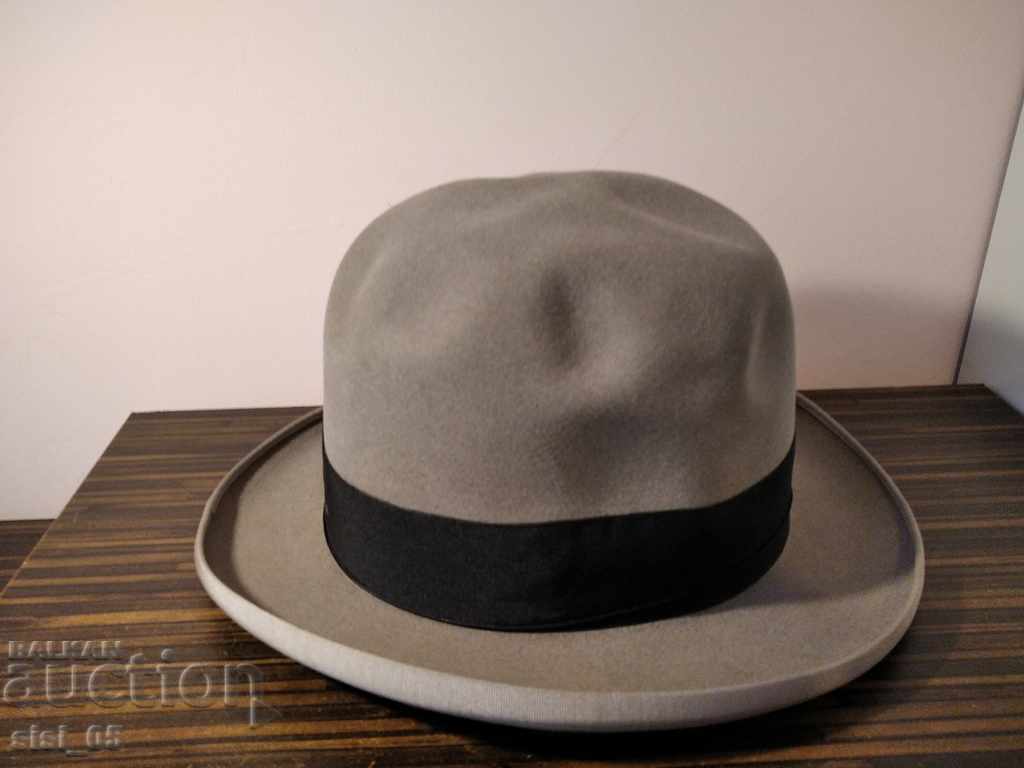 Auction  Men's hat, Borsalino bomber Simeon Zlatef Sofia