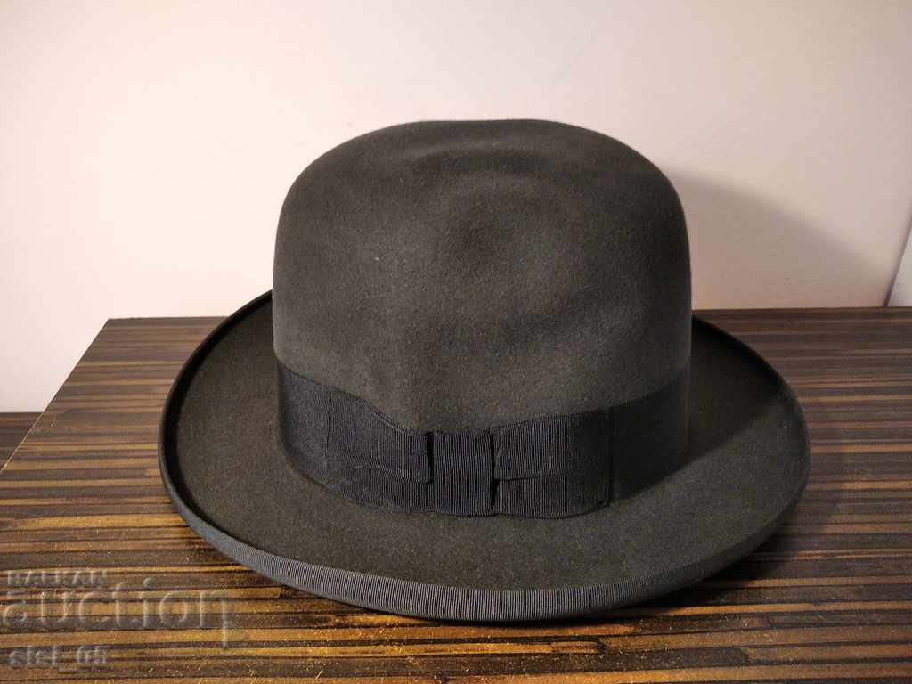 Auction  Men's hat, Borsalino bomber Simeon Zlatef Sofia