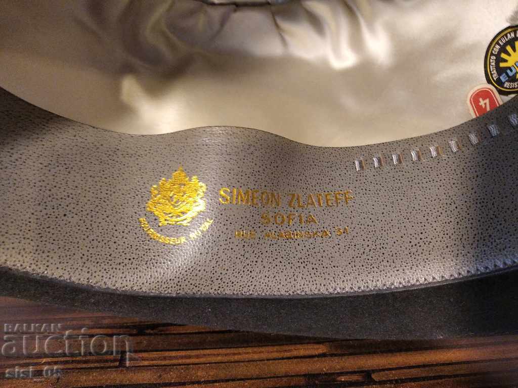 Men's hat, Borsalino bomber Simeon Zlatef Sofia - 6