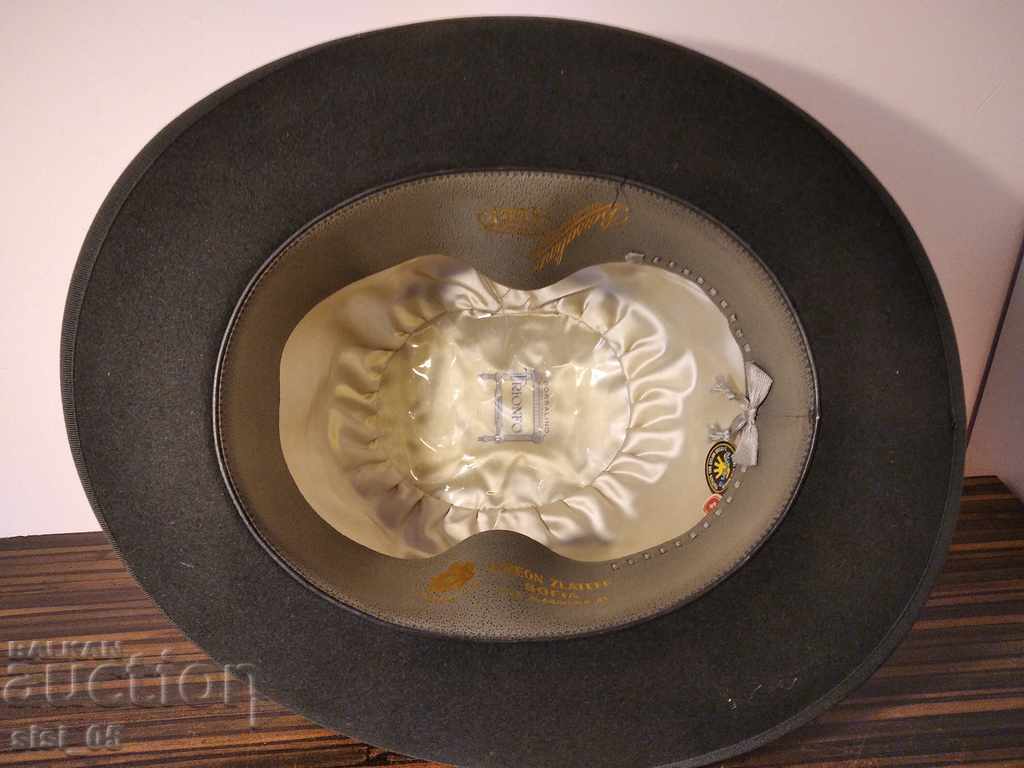 Men's hat, Borsalino bomber Simeon Zlatef Sofia - 7