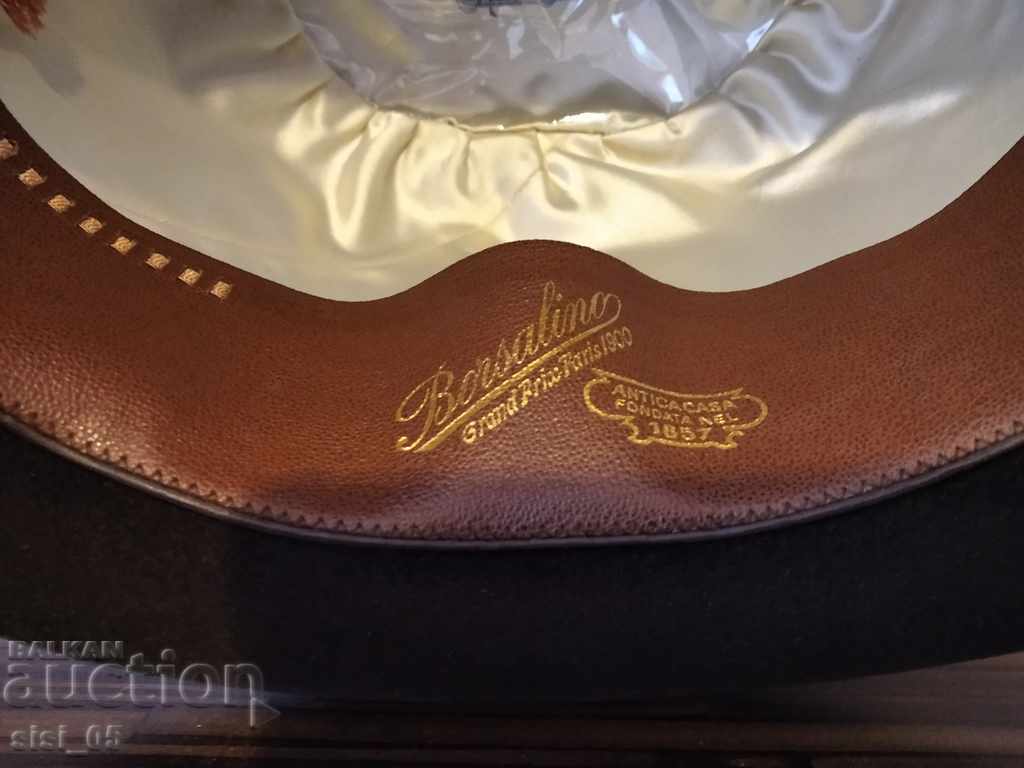 Мъжка шапка,бомбе Borsalino Симеон Златеф София - 6