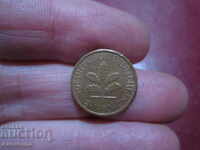 1980 1 pfennig GERMANIA litera - G -