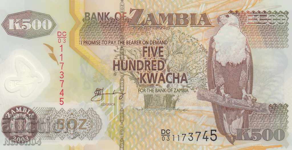 500 kvacha 2003, Zambia