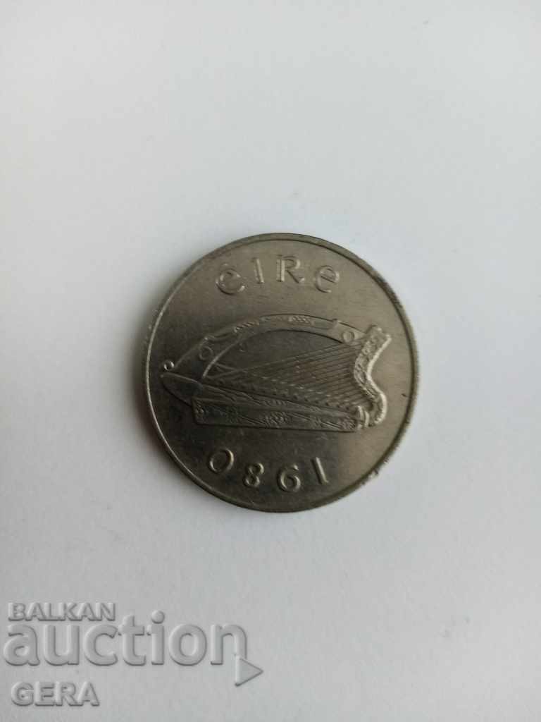Moneda Eire de 10 pence