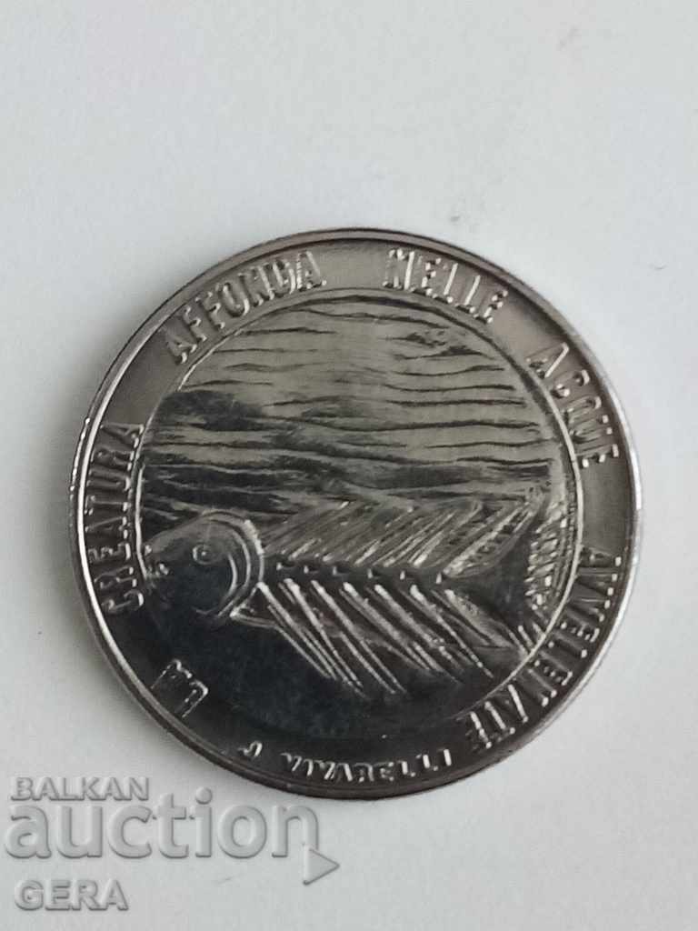 San Marino 100 lira coin with price 10.00 BGN | € 5.11 San Marino 100 lira coin with price 10.00 BGN | € 5.11