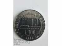 Монета  100 лири Сан Марино