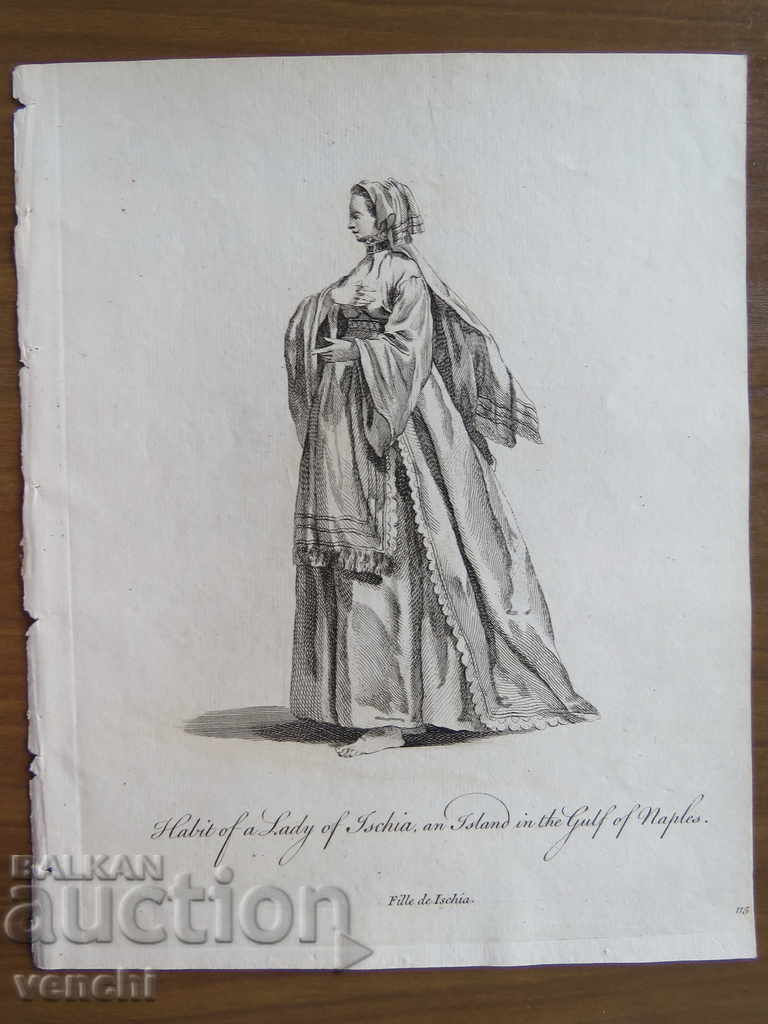 1757 - ENGRAVING - COSTUMES - ORIGINAL with price 34.99 BGN | € 17.89 1757 - ENGRAVING - COSTUMES - ORIGINAL with price 34.99 BGN | € 17.89