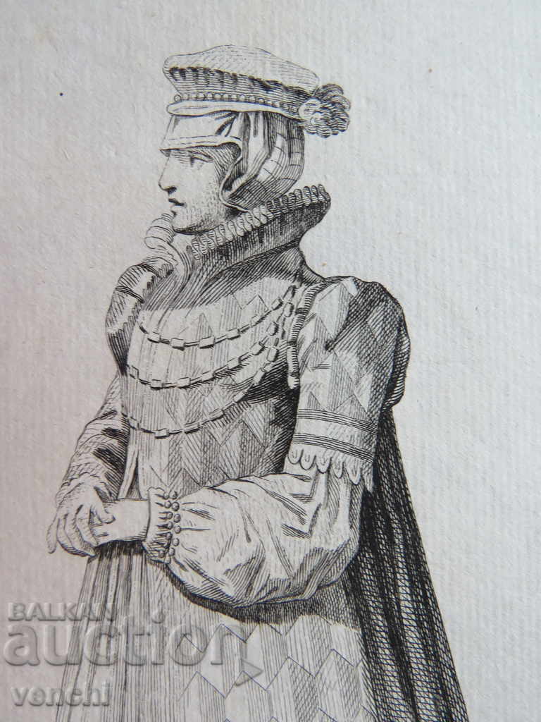 Licitație 1757 - GRAVURĂ - COSTUME - ORIGINAL