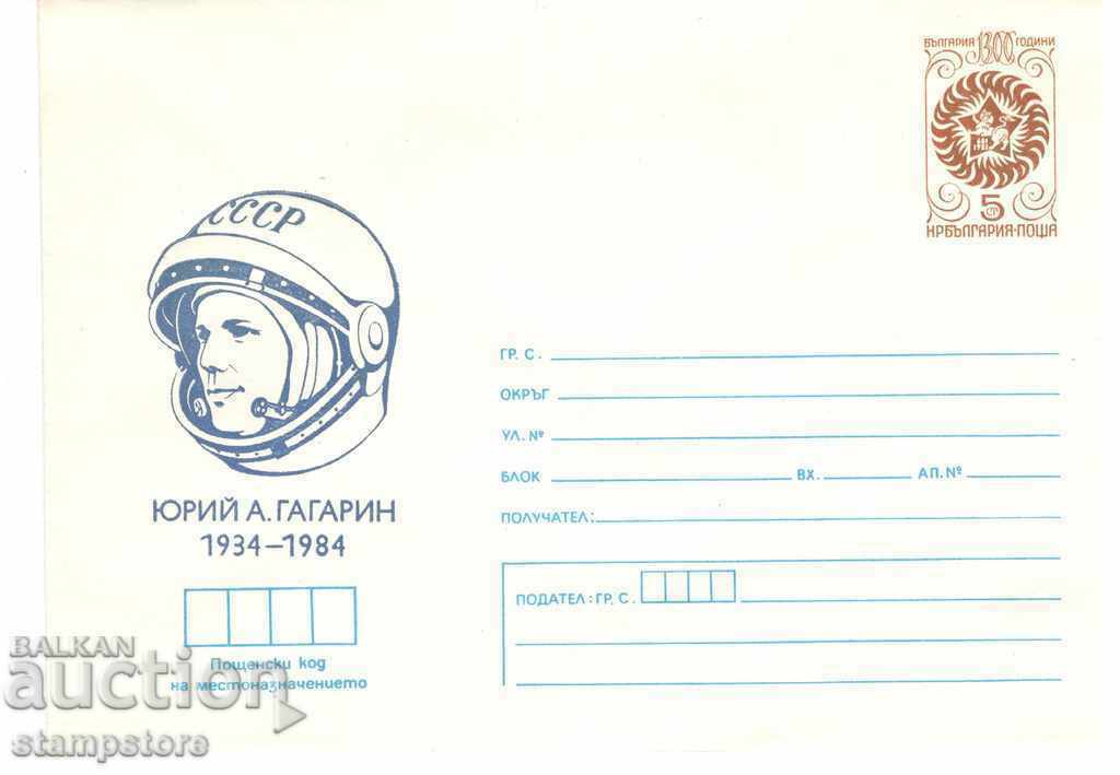 Plic pentru corespondență - Yuri Gagarin