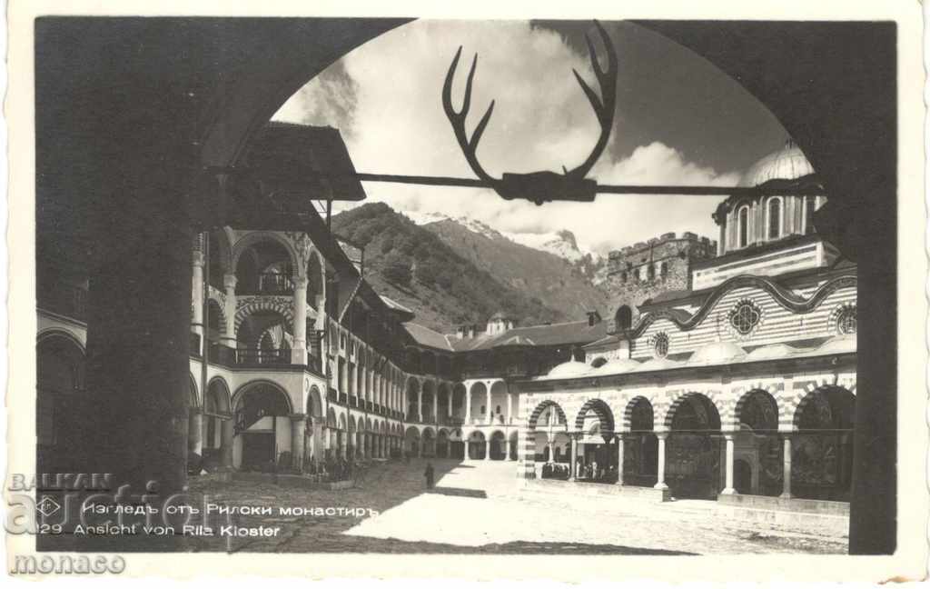 Old card - Rila monastery, Vista