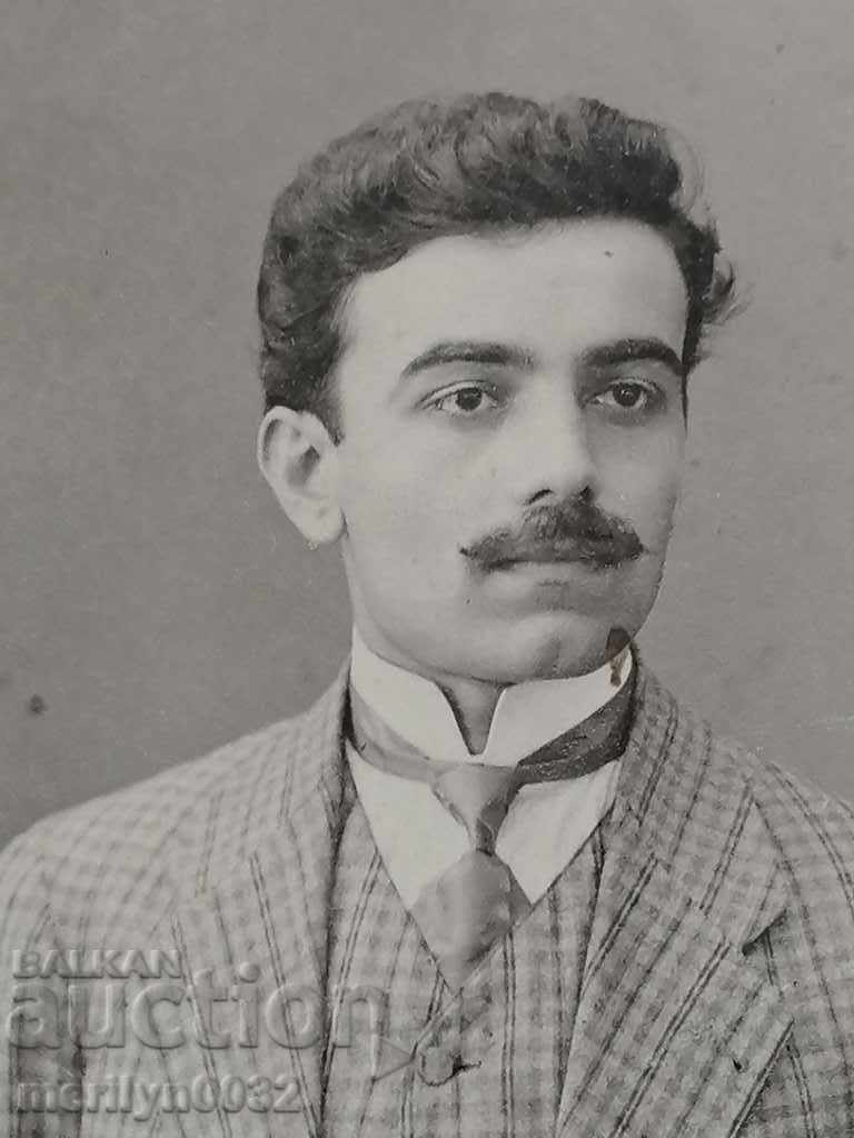 Old photo photograph of a man Tarnovo Postalov / Nankov with price 23.00 BGN | € 11.76 Old photo photograph of a man Tarnovo Postalov / Nankov with price 23.00 BGN | € 11.76