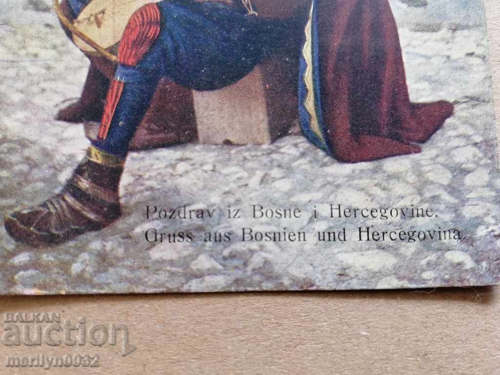 Old postcard Bosnian guslar photo photography - 6 Old postcard Bosnian guslar photo photography - 6