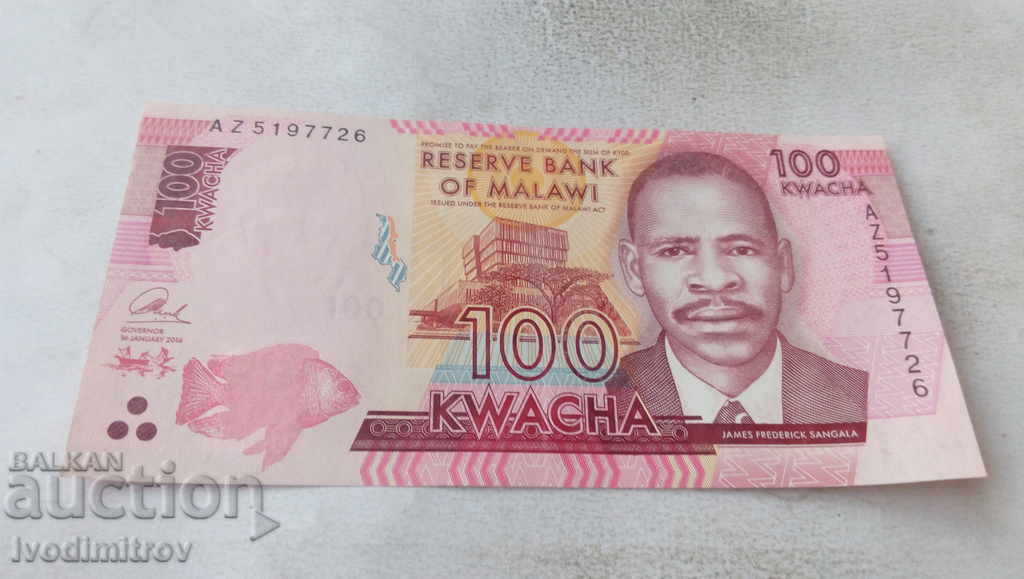 Malawi 100 kvacha 2014