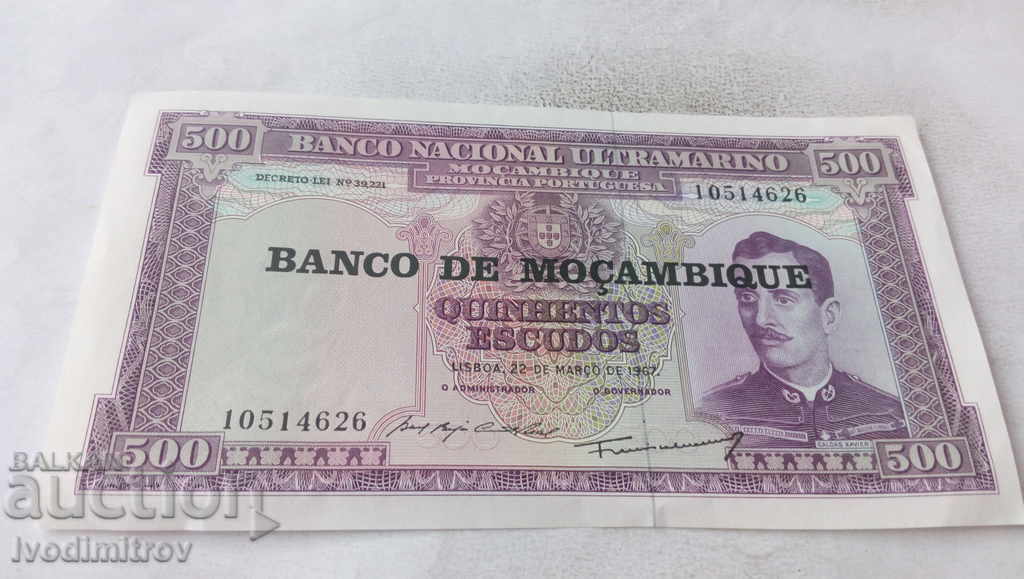 Mozambique 500 Escudo 1967
