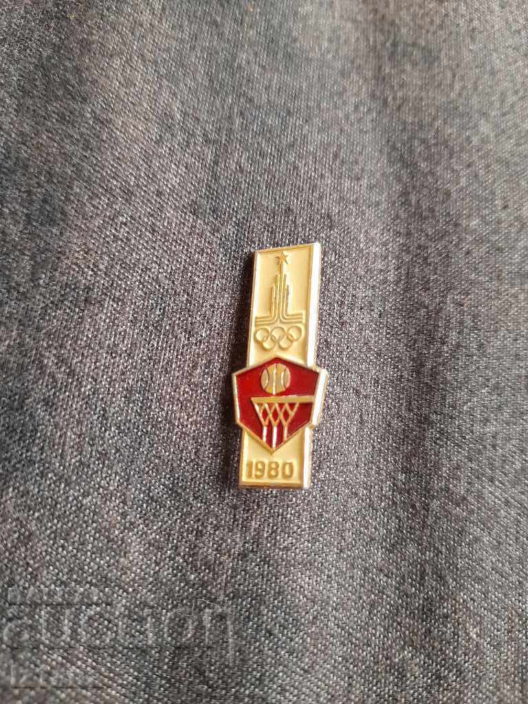 Moscow Olympics 1980 badge