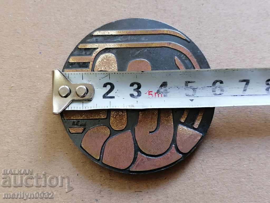 Old Soccer Plaque, Medal, Badge, Sign, Order - 5 Old Soccer Plaque, Medal, Badge, Sign, Order - 5