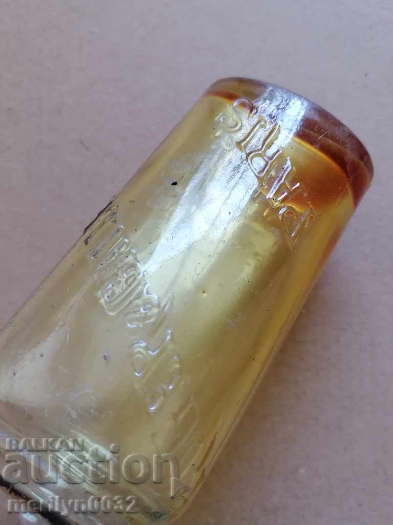 Sticla veche de ulei, sticla marca PARIS - 6 Sticla veche de ulei, sticla marca PARIS - 6