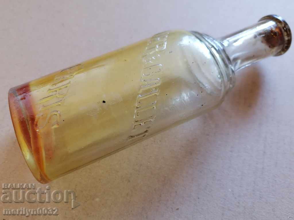 Sticla veche de ulei, sticla marca PARIS - 7 Sticla veche de ulei, sticla marca PARIS - 7