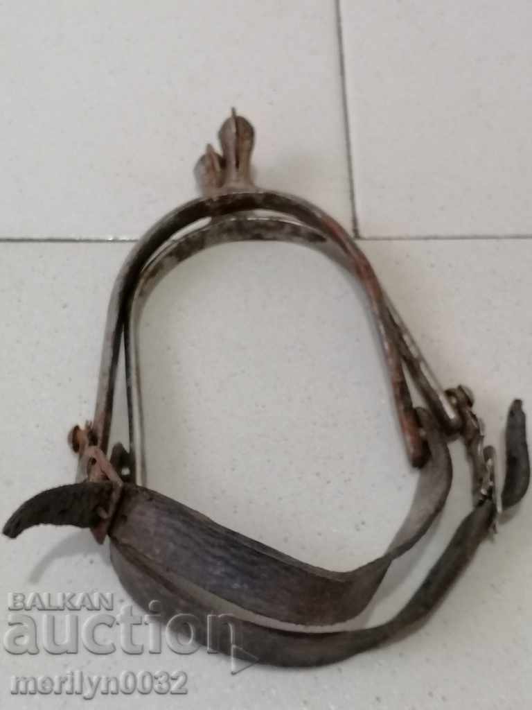 Spurs from officer's boots Kingdom of Bulgaria uniform - 7 Spurs from officer's boots Kingdom of Bulgaria uniform - 7