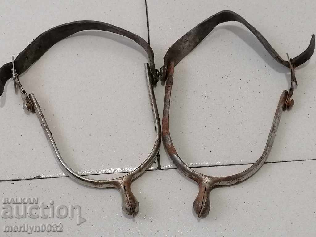 Spurs from officer's boots Kingdom of Bulgaria uniform Spurs from officer's boots Kingdom of Bulgaria uniform