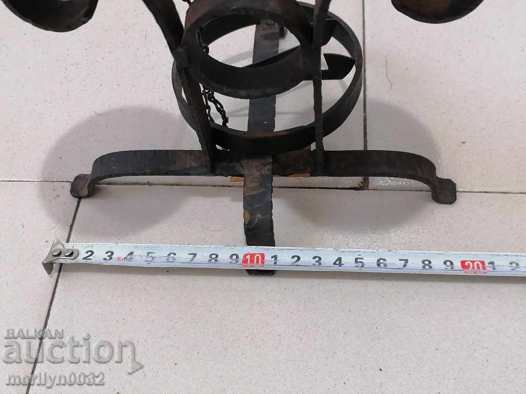 Socialist wrought iron candlestick with dilaf with price 54.00 BGN | € 27.61