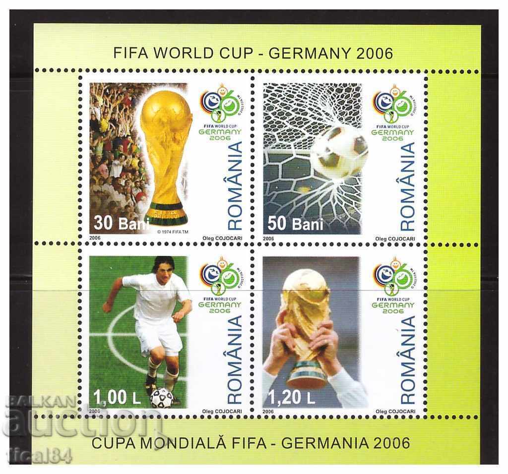 ROMÂNIA 2006 FIFA World Cup pur block