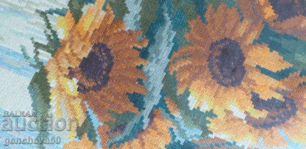 КРАСИВ ГОЛЯМ ГОБЛЕН,,Слънчогледи" - 5