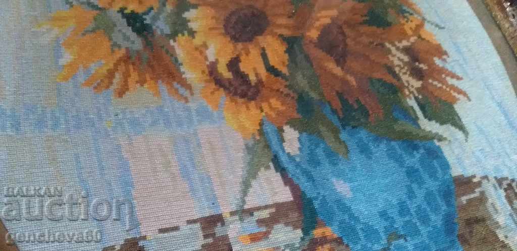 КРАСИВ ГОЛЯМ ГОБЛЕН,,Слънчогледи" - 7