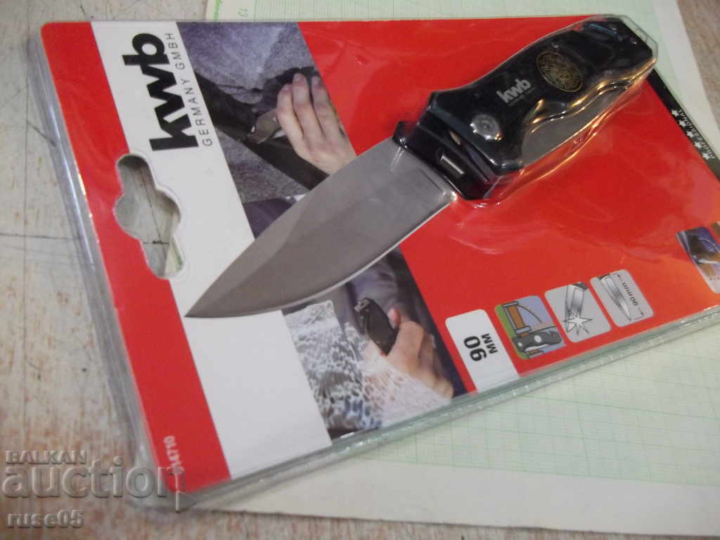 Knife "kwb" auto emergency folding new - 6 Knife "kwb" auto emergency folding new - 6