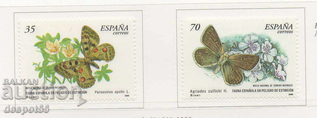 2000. Spania. Specii rare.