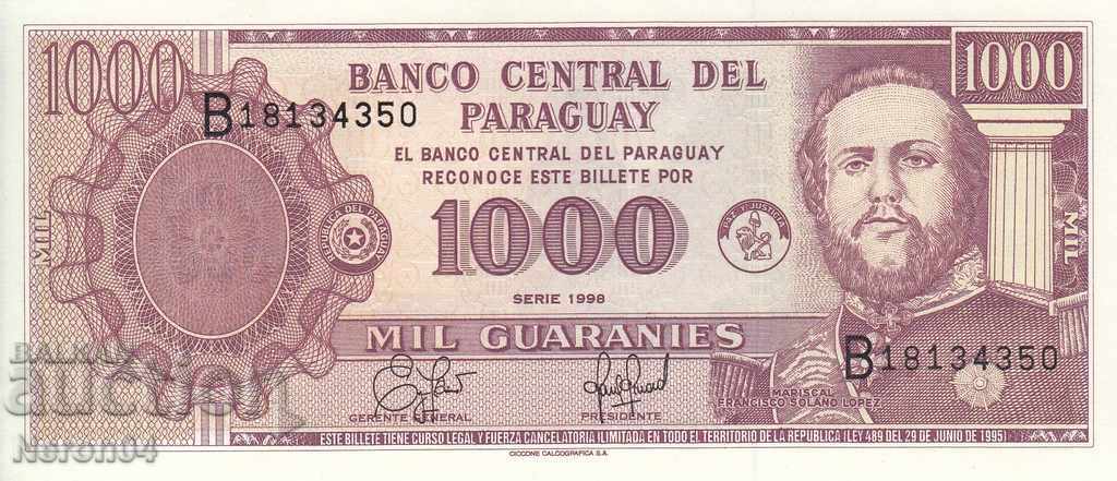 1000 гуарани 1998, Парагвай