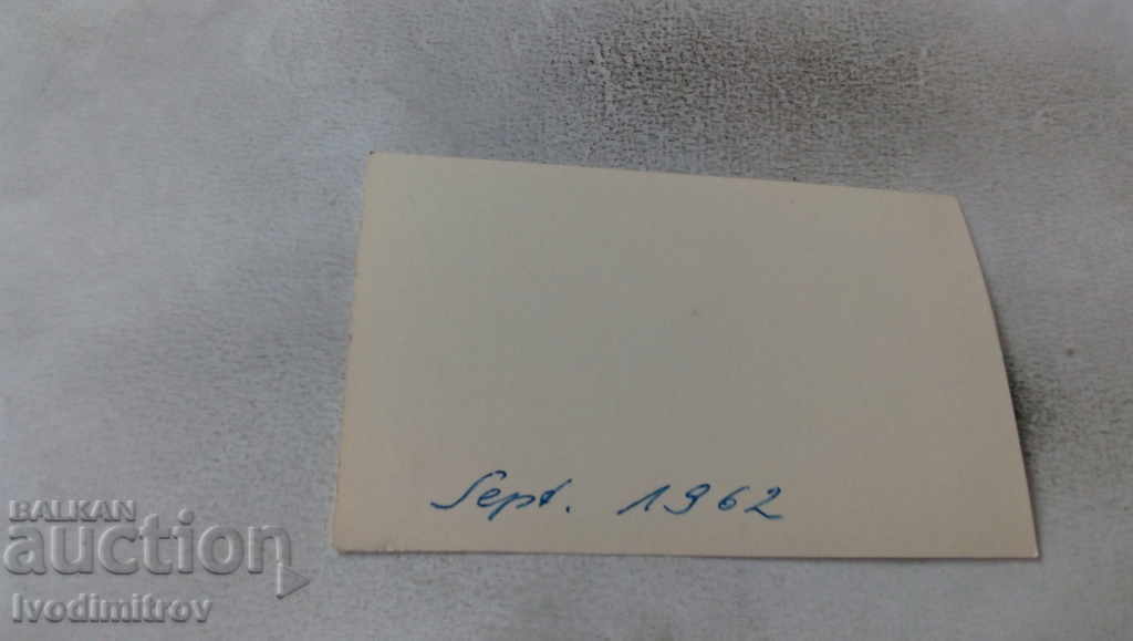 Photo Man with a retro car with registration number Sf A 1631 1962 with price 2.45 BGN | € 1.25 Photo Man with a retro car with registration number Sf A 1631 1962 with price 2.45 BGN | € 1.25