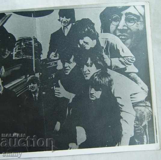 Auction An old big photo of the Beatles pop / rock band Auction An old big photo of the Beatles pop / rock band