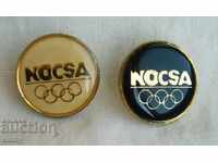 Badge National Olympic Committee of South Africa - 2 pieces