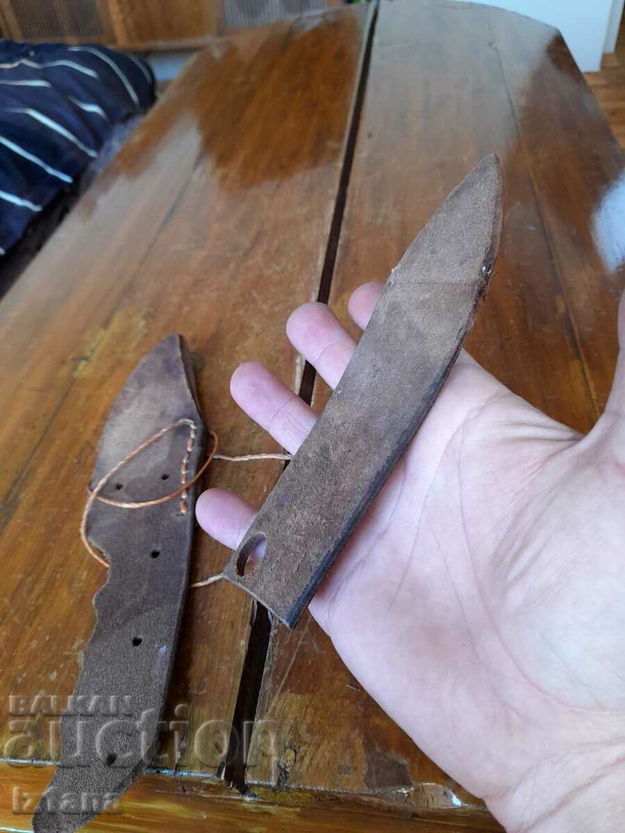 Παλιά δερμάτινη θήκη μαχαιριού - 5 Παλιά δερμάτινη θήκη μαχαιριού - 5