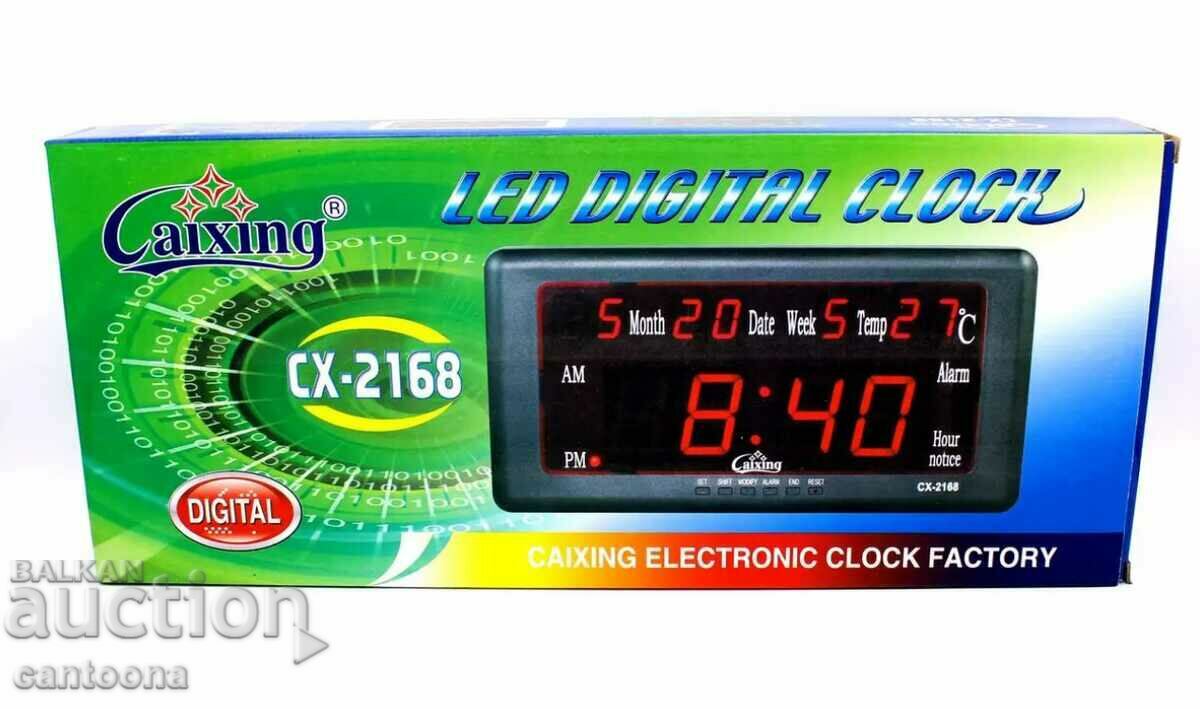 Digital LED desktop clock, alarm, calendar, temperature with price 34.98 BGN | € 17.88 Digital LED desktop clock, alarm, calendar, temperature with price 34.98 BGN | € 17.88