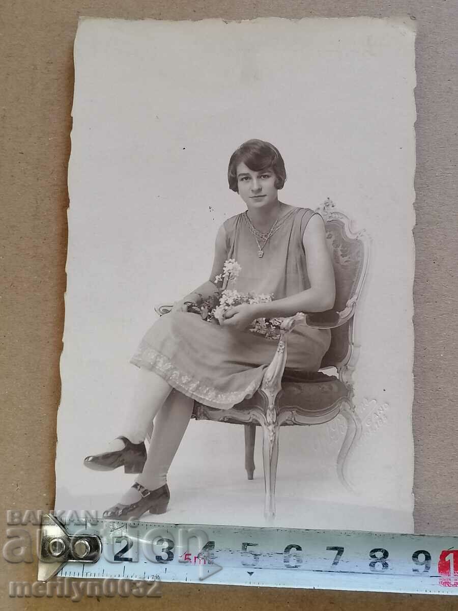 Auction Old photo young lady photography Auction Old photo young lady photography