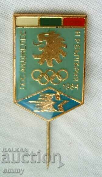 Значка спорт Летни олимпийски игри Лос Анджелис 1984