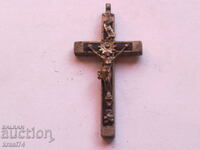 Cruce veche - lemn / alamă