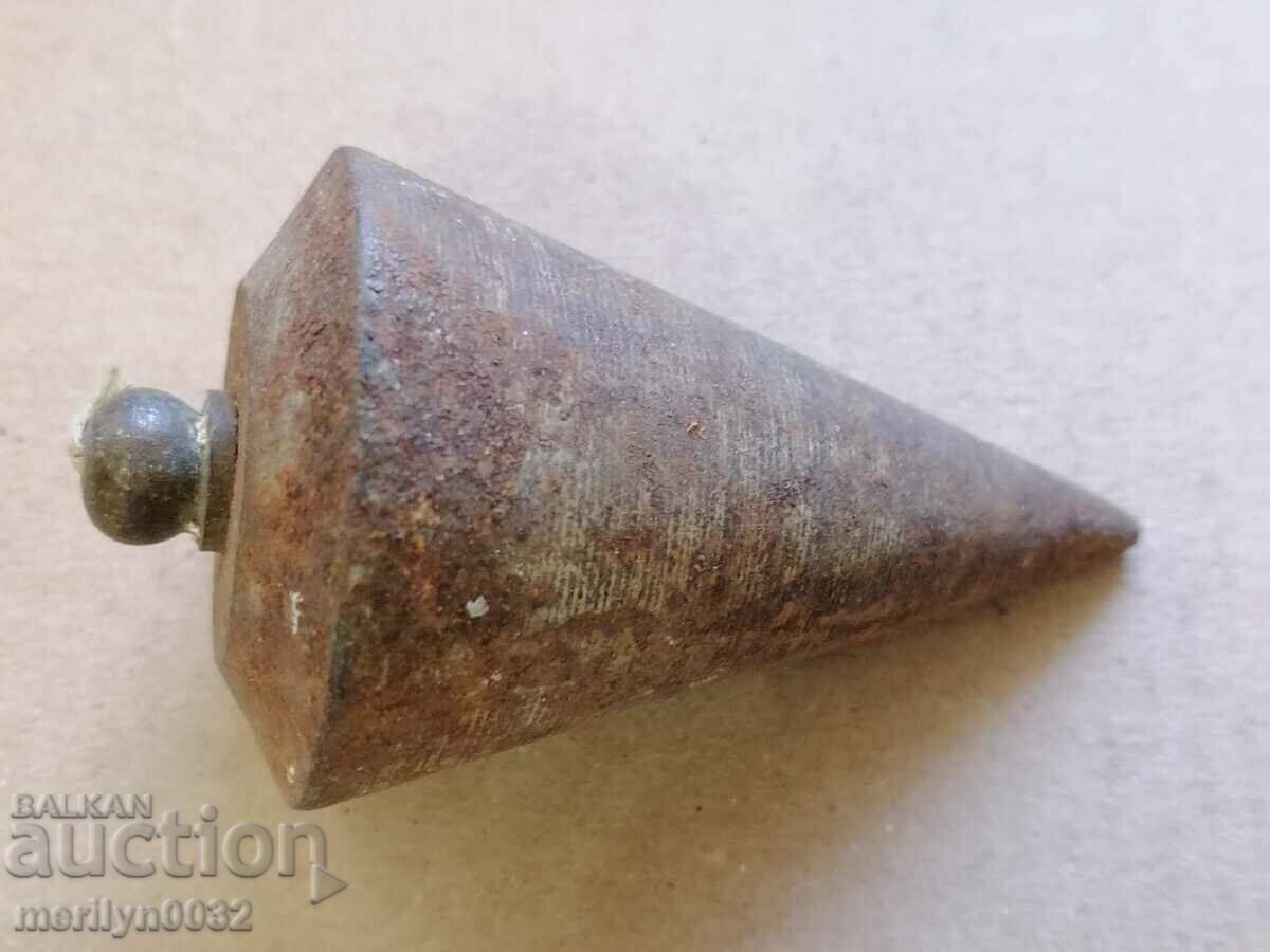 Delivery of Old carpenter's plumb weight tool