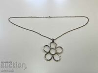 Silver chain with pendant. №2133