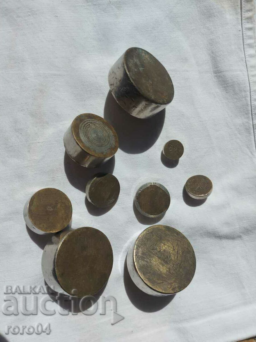 MEASURES - WEIGHTS - BRONZE - 5