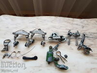 Shimano and Huret parts for bicycle, bicycle
